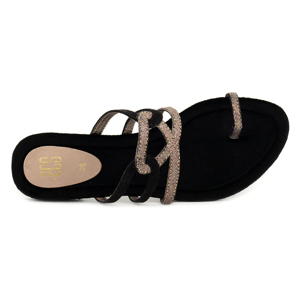 Glittery & Matte Chappals - Image 3