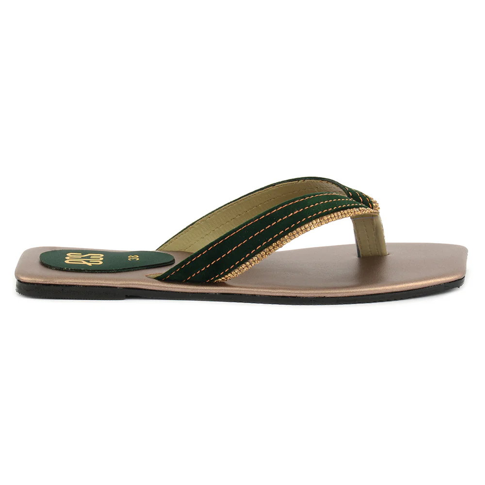 Diamante Worked Chappals - Image 6
