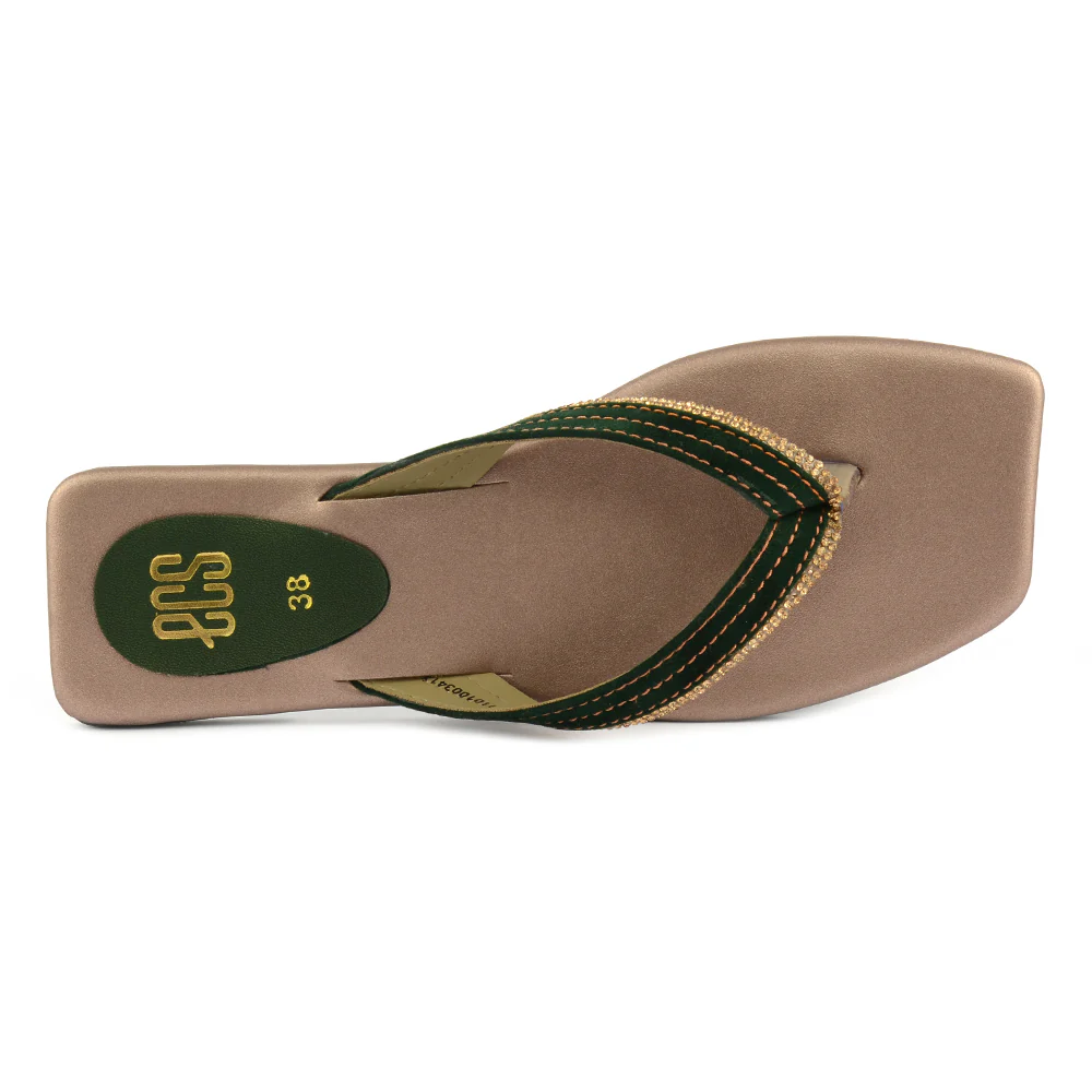 Diamante Worked Chappals - Image 7