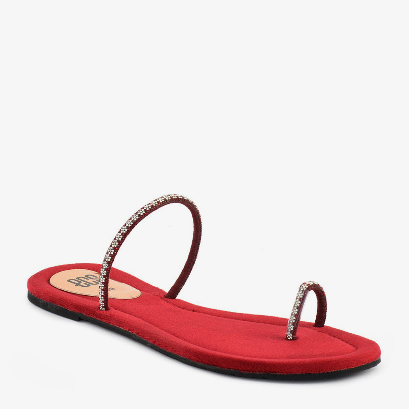 Rhinestone Strap Chappal - Image 5