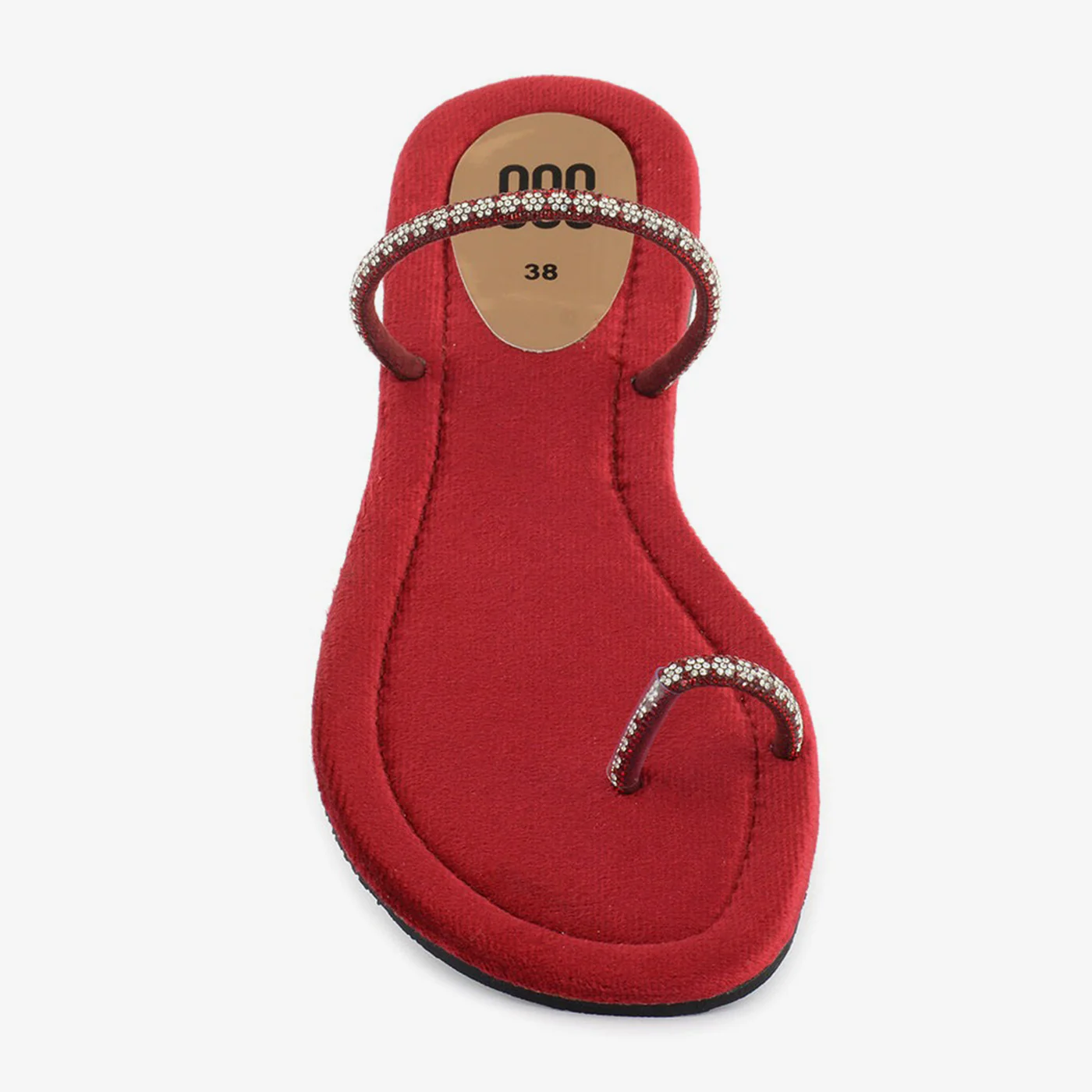 Rhinestone Strap Chappal - Image 8