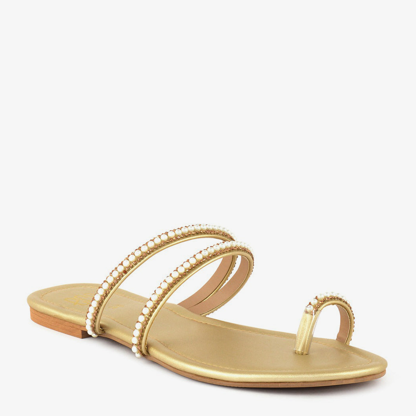 Pearls Doori Chappals