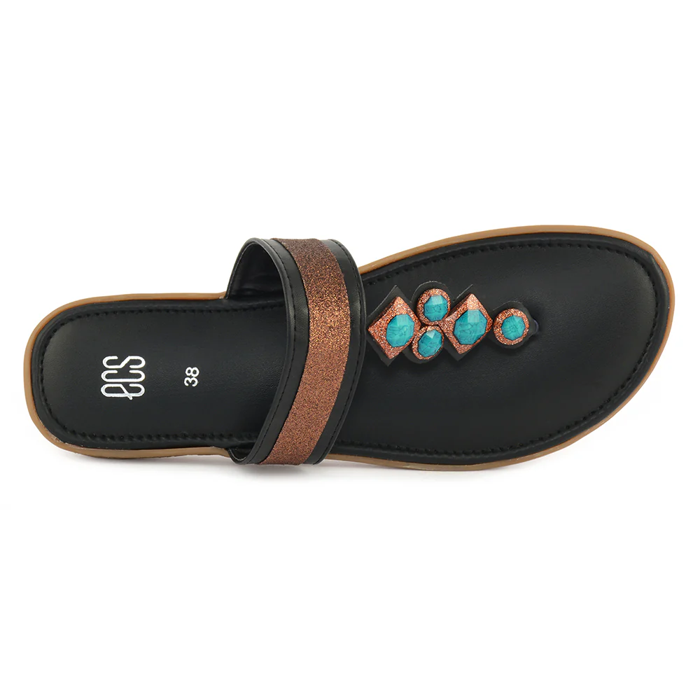 Matte Ornament Chappals - Image 3