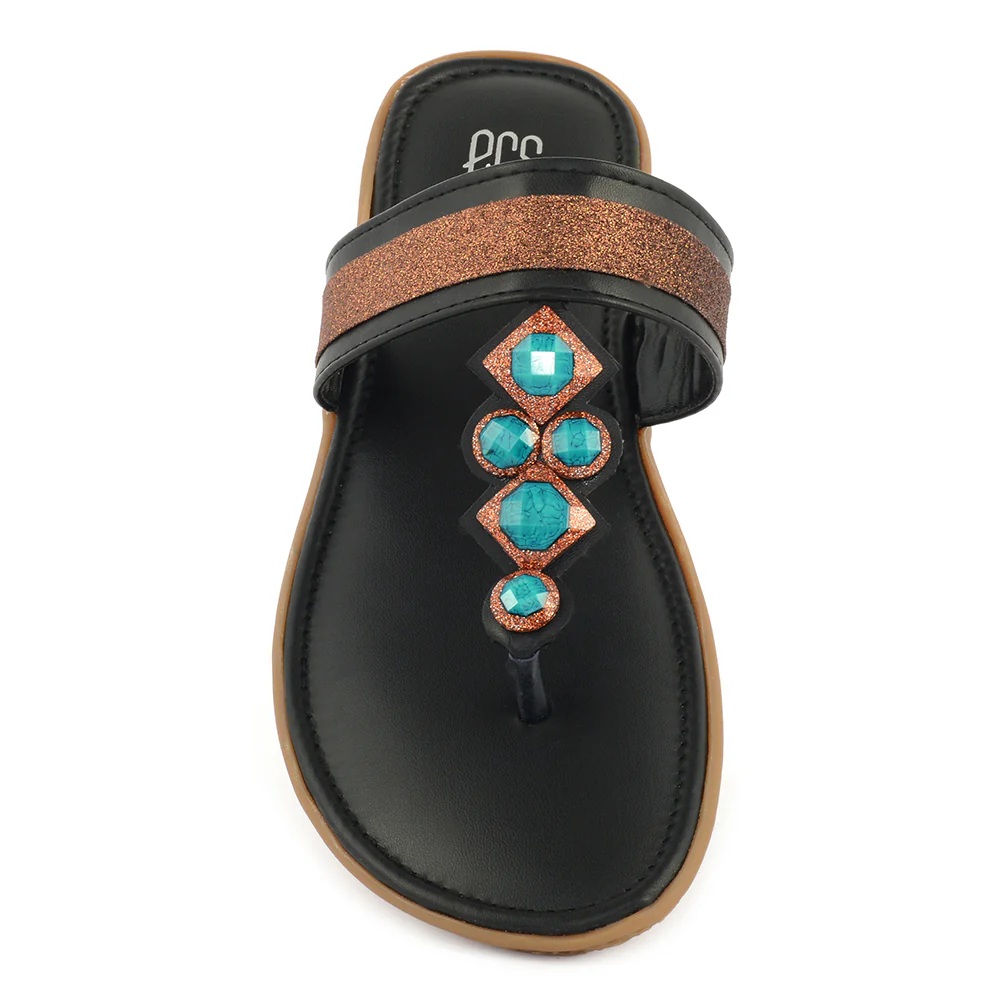Matte Ornament Chappals - Image 4
