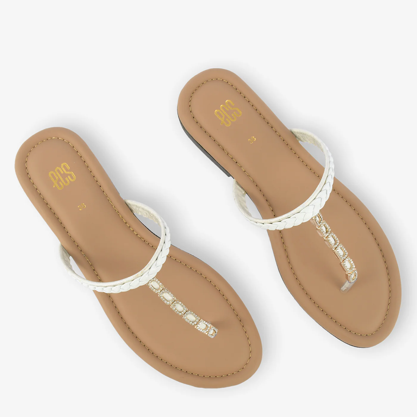 Braided Embellished Slipper - Image 2
