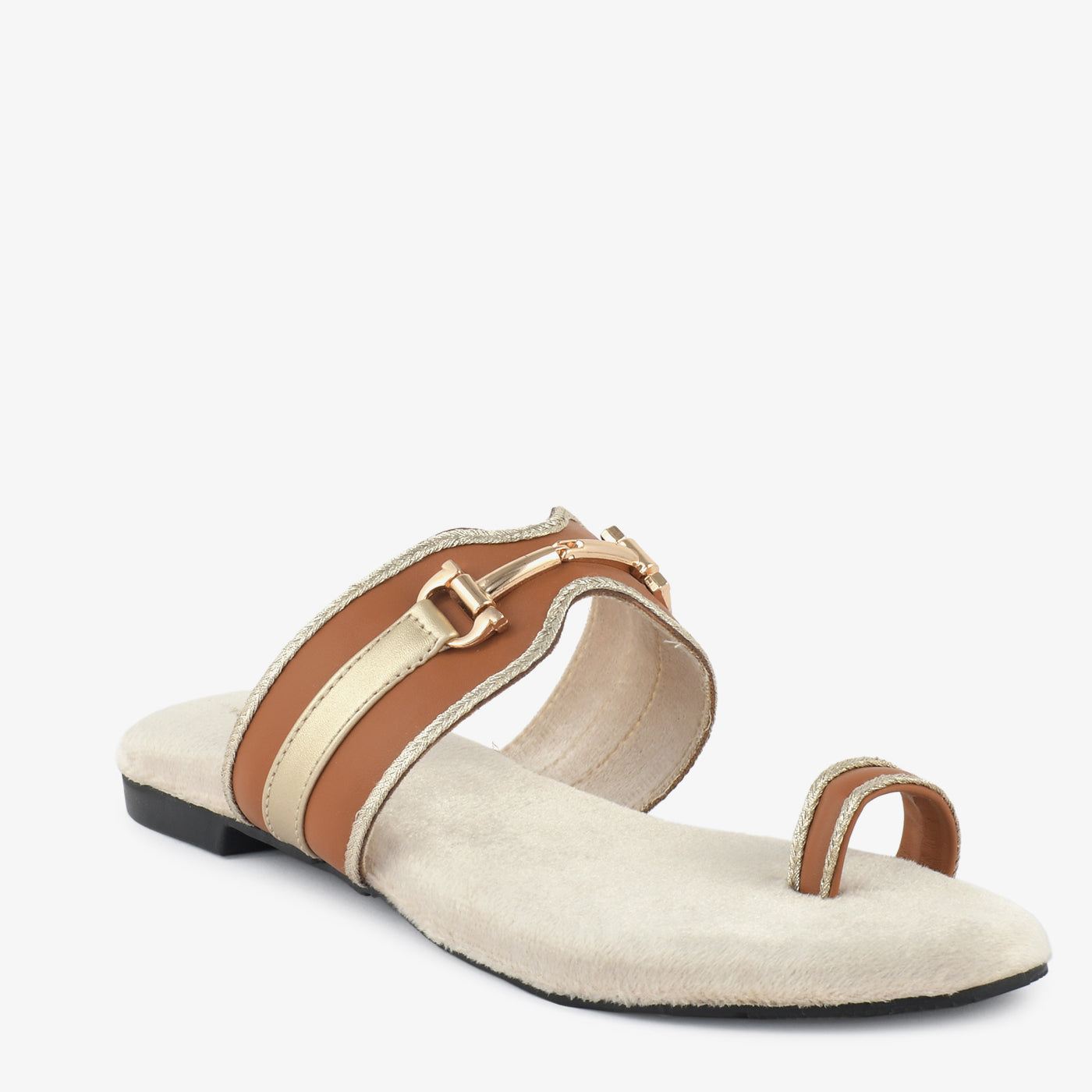 Golden Accent Chappal