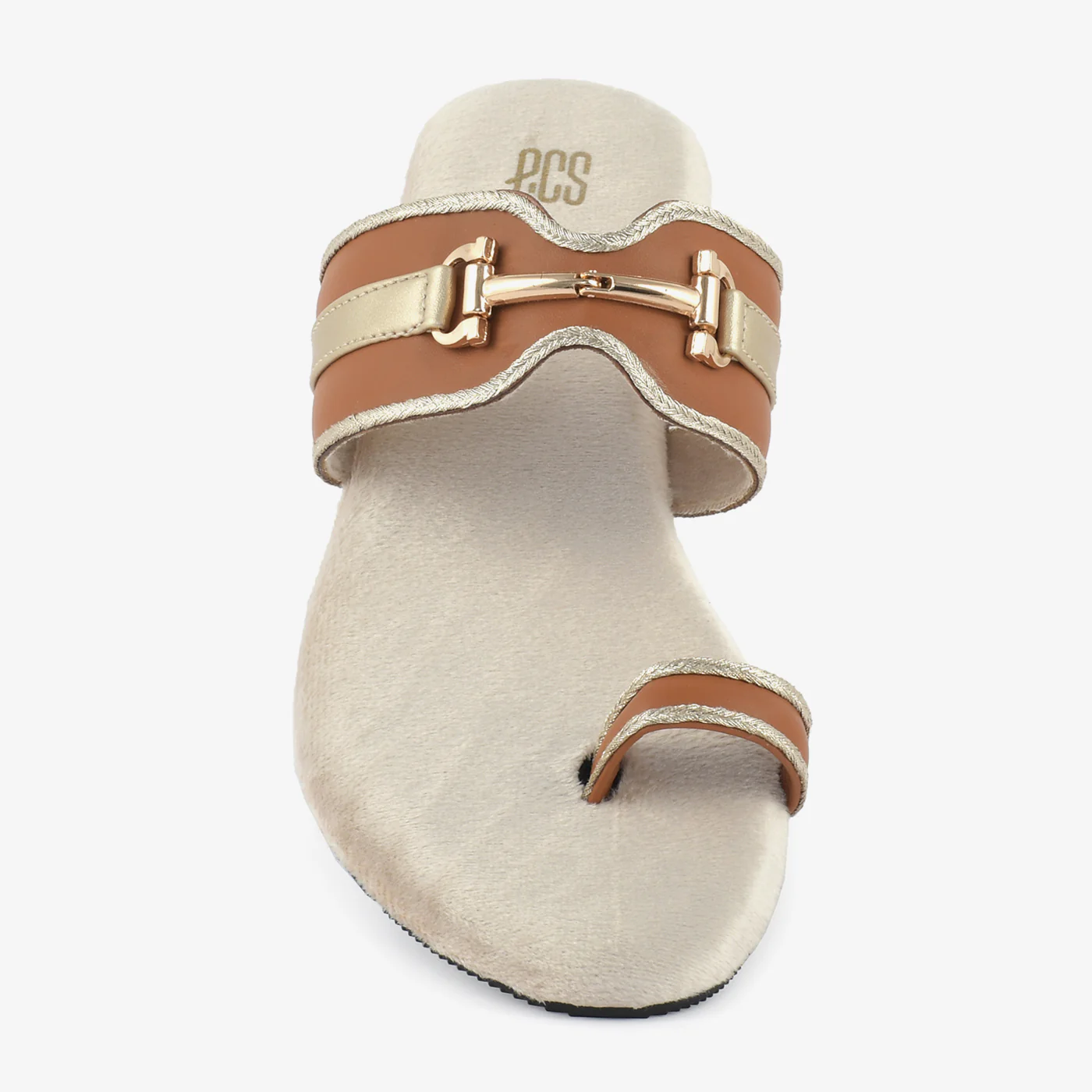 Golden Accent Chappal - Image 5