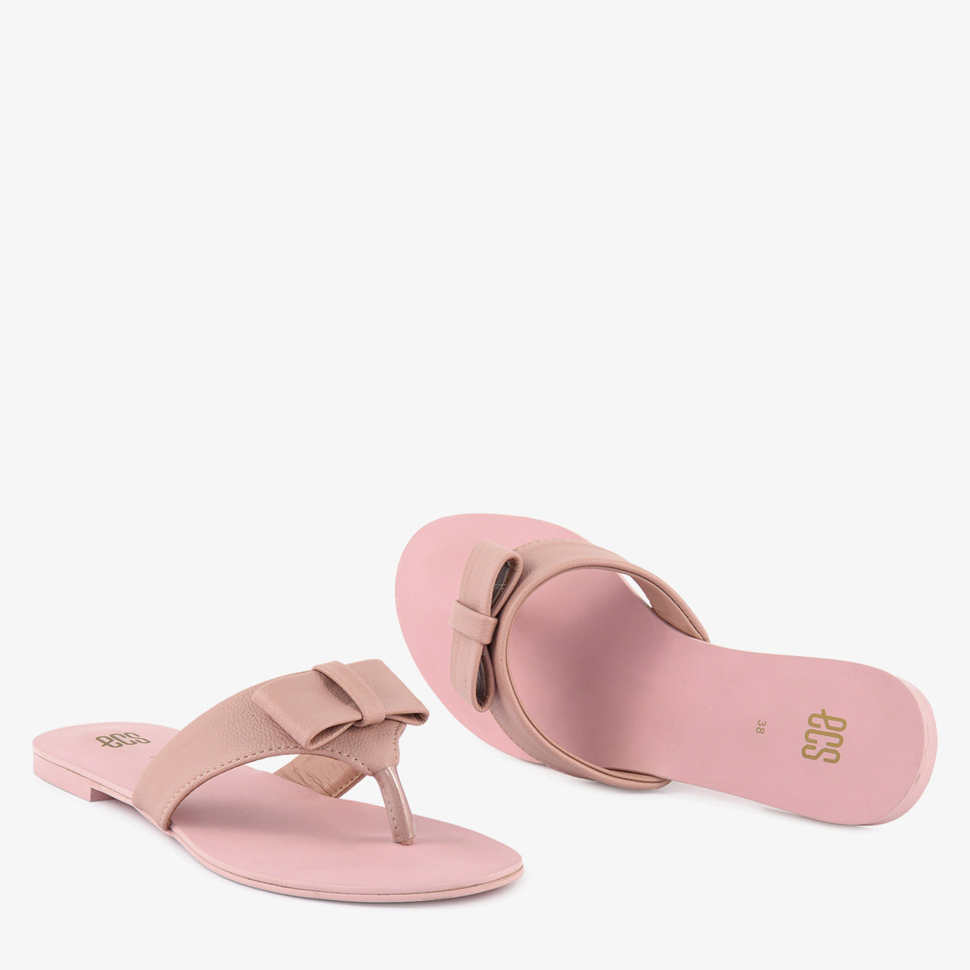 Blush Bow Chappal - Image 2