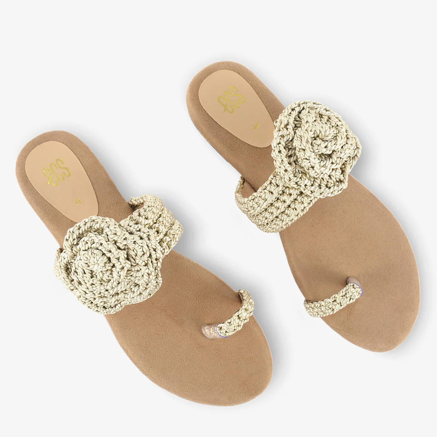 Woven Blossom Chappal - Image 7