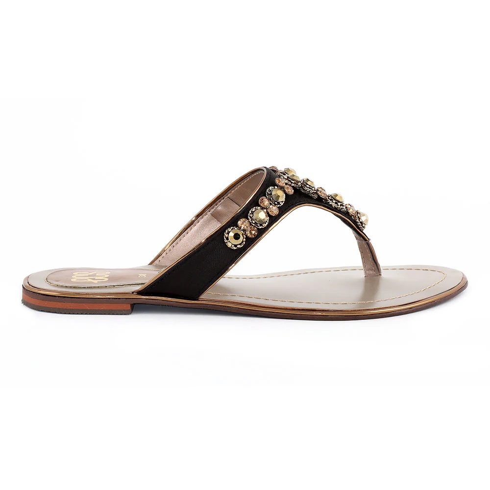 Matte Stoned Chappals - Image 2
