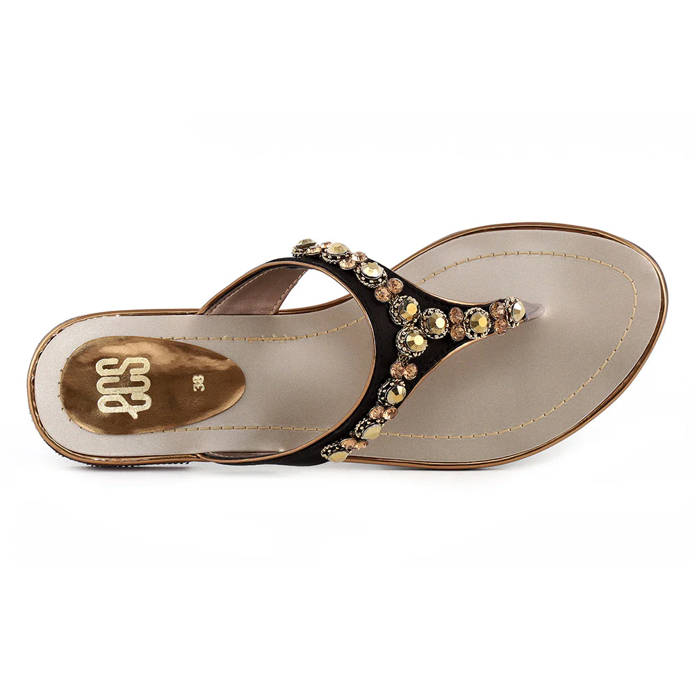 Matte Stoned Chappals - Image 3