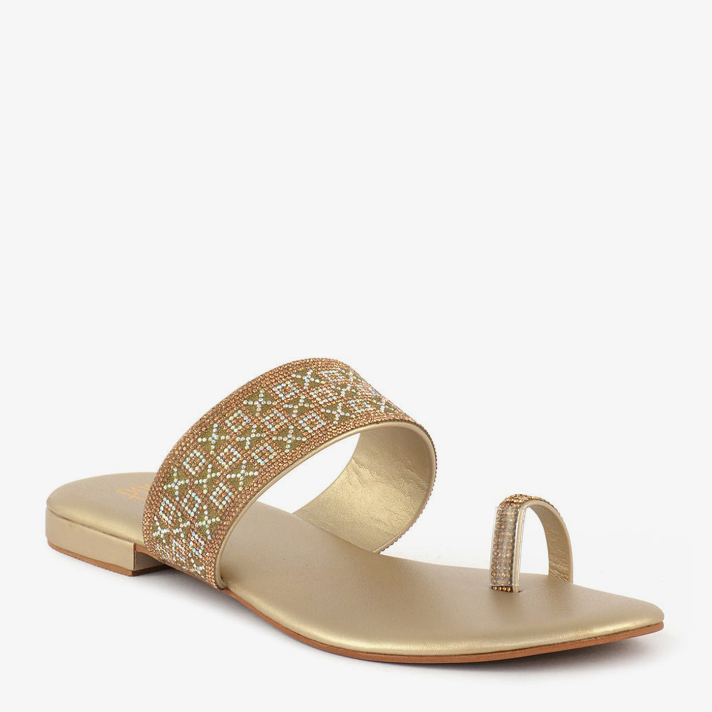 Gloss Glam Embellished Chappals