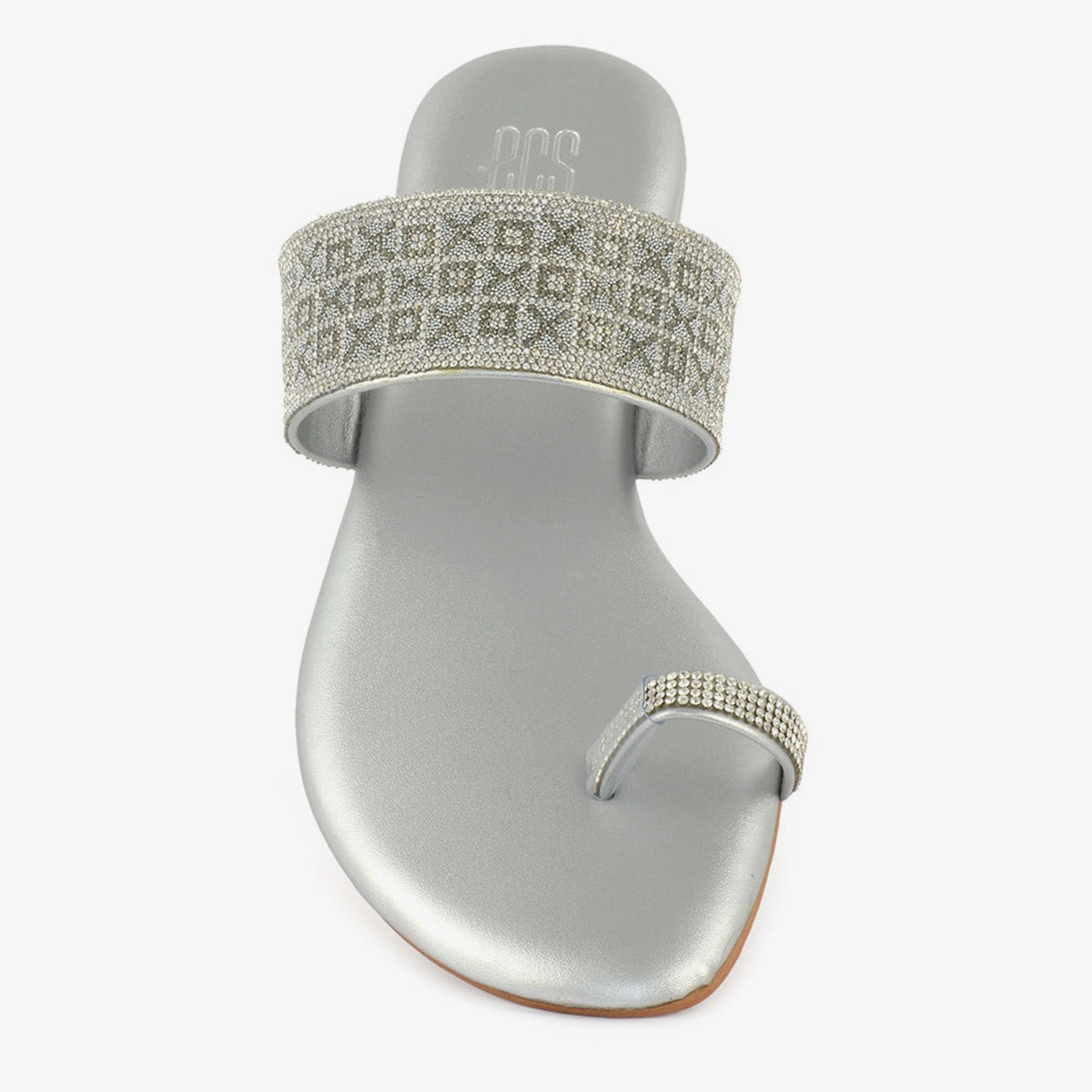 Gloss Glam Embellished Chappals - Image 8