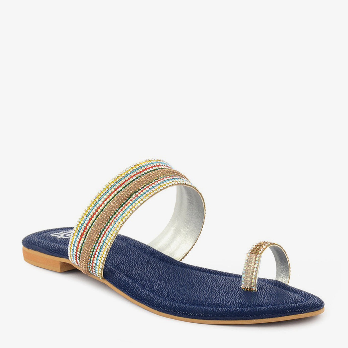 Striped Gem Chappal