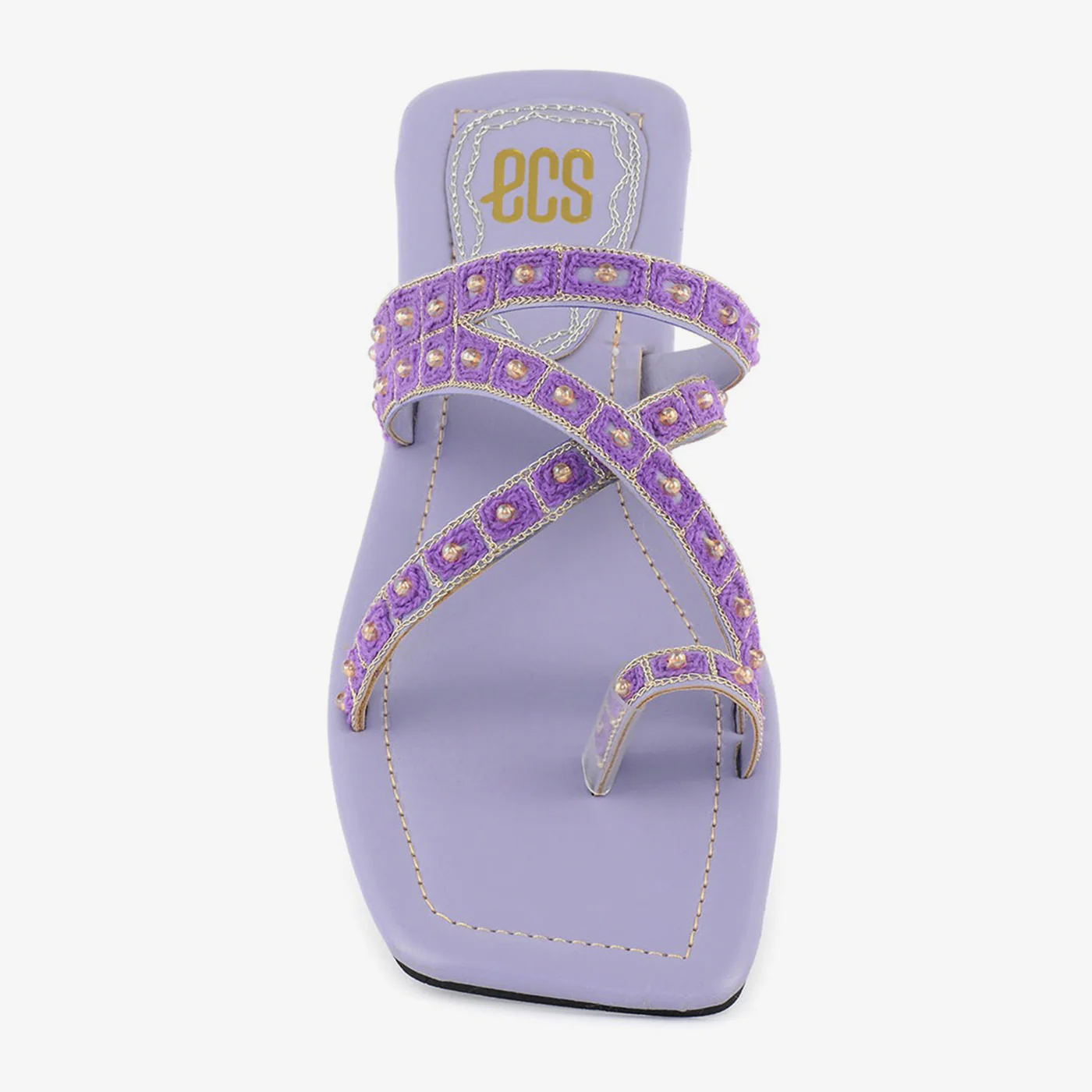 Textured Bead Toe-Ring Chappal - Image 4