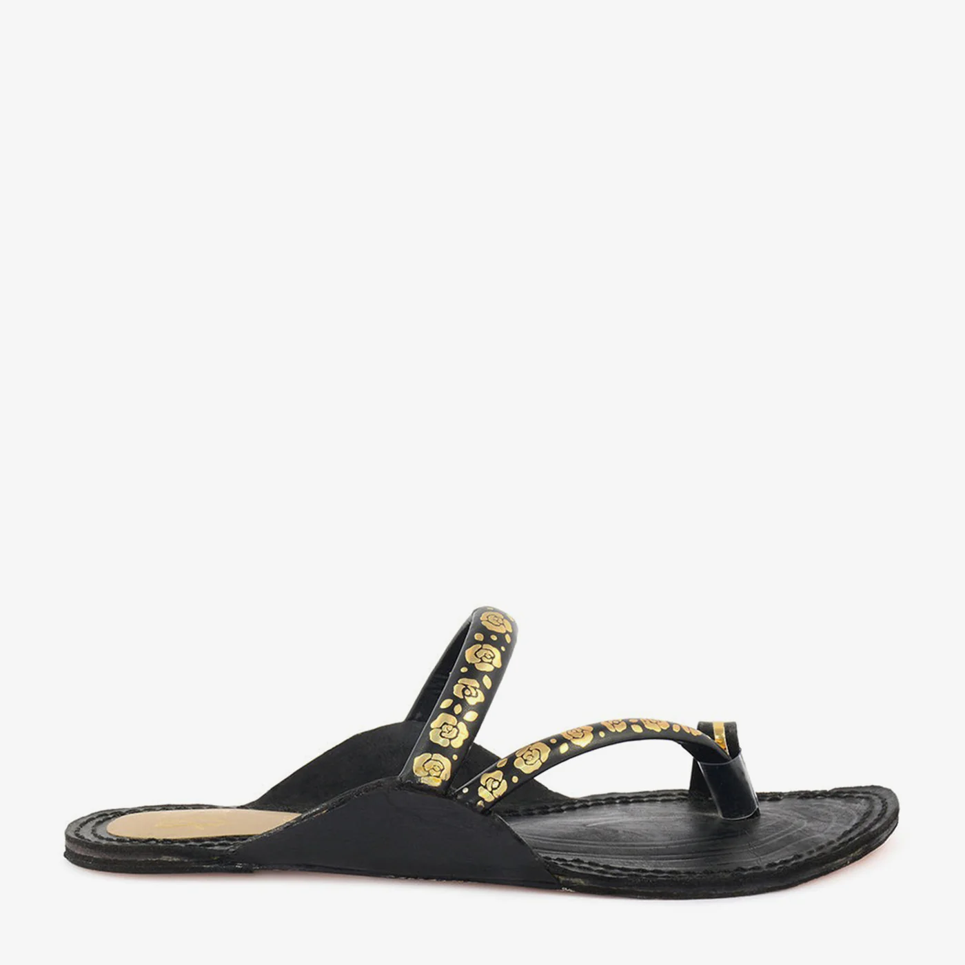 Floral Print Toe-Ring Chappal - Image 2