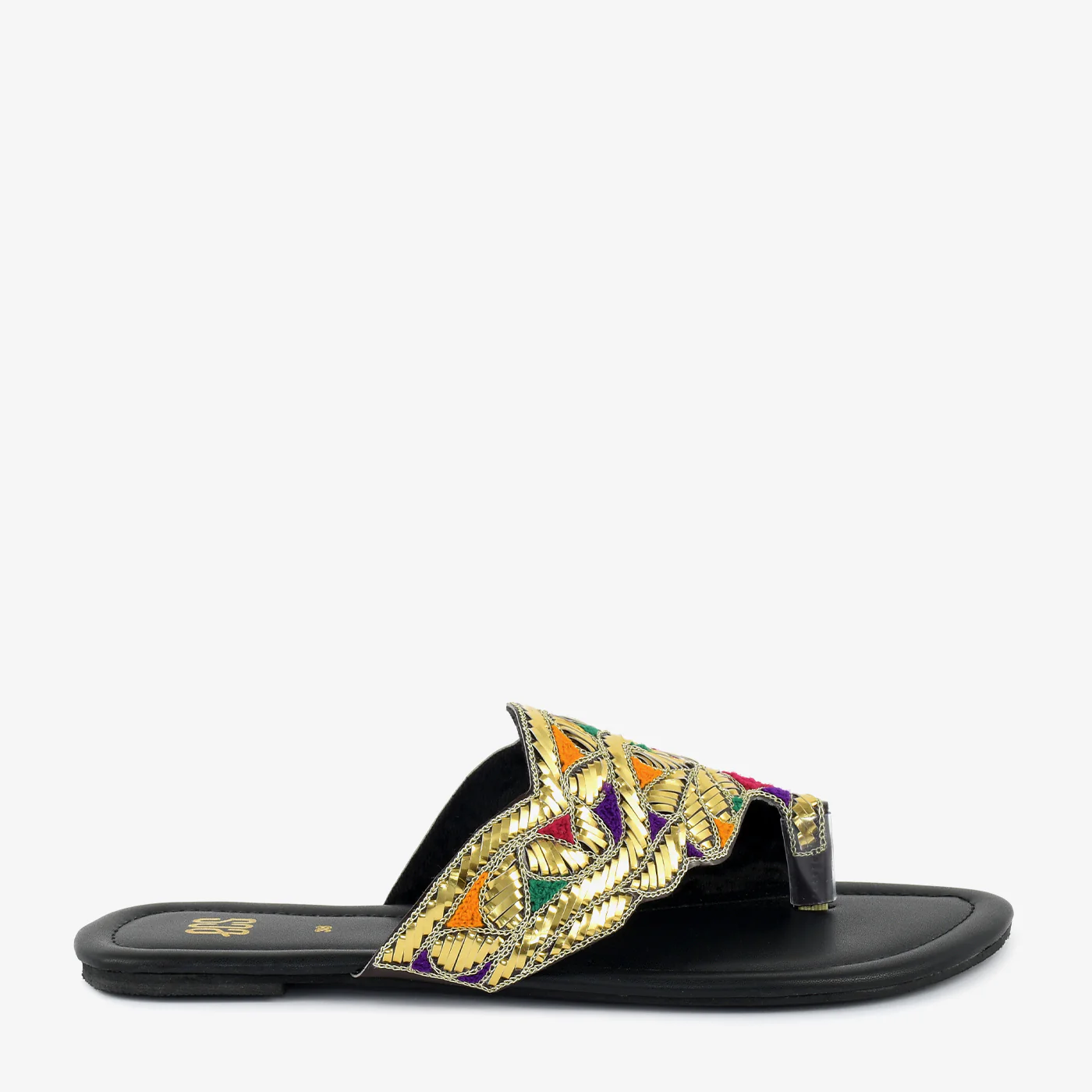 Embroidered Thong Chappal - Image 3