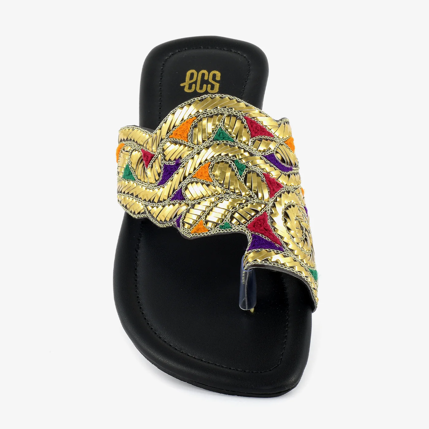 Embroidered Thong Chappal - Image 5