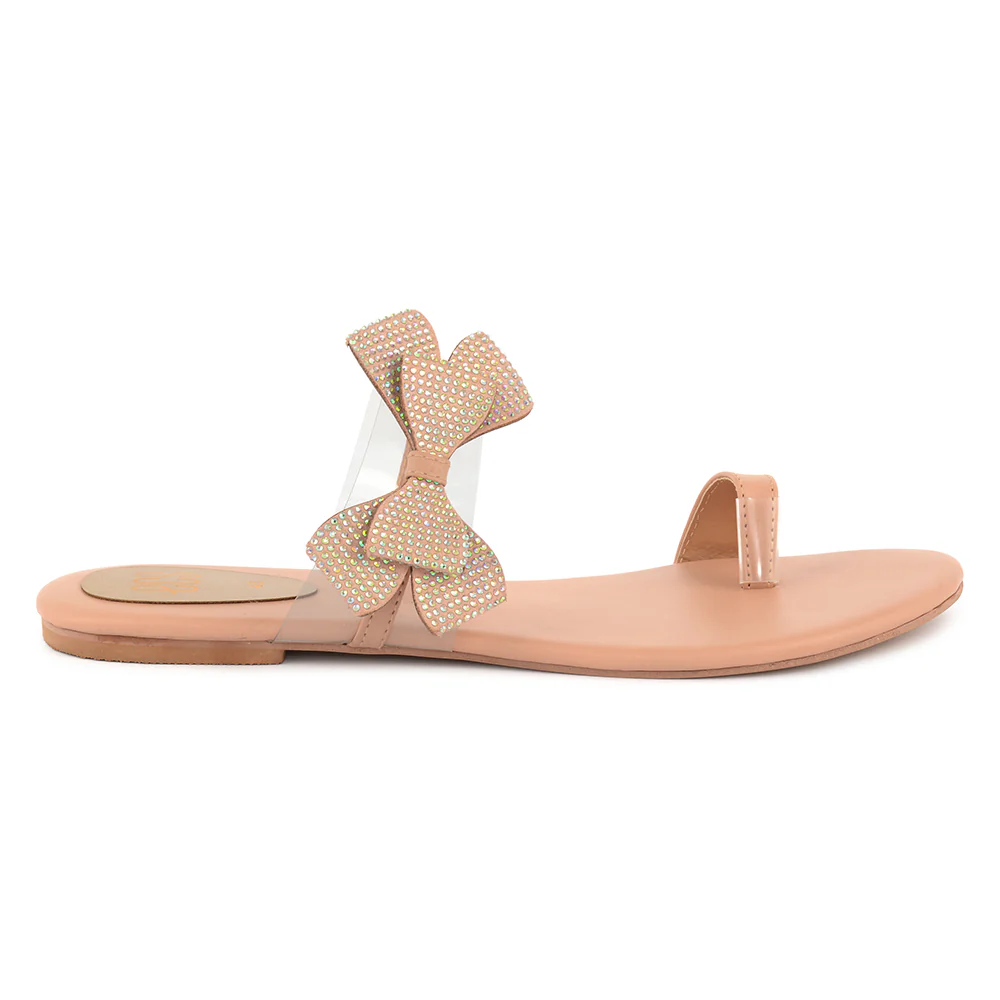 Bow Tie Matte Slipper - Image 2