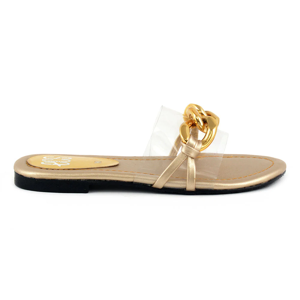 Chain Buckle Women Slippers - Image 6