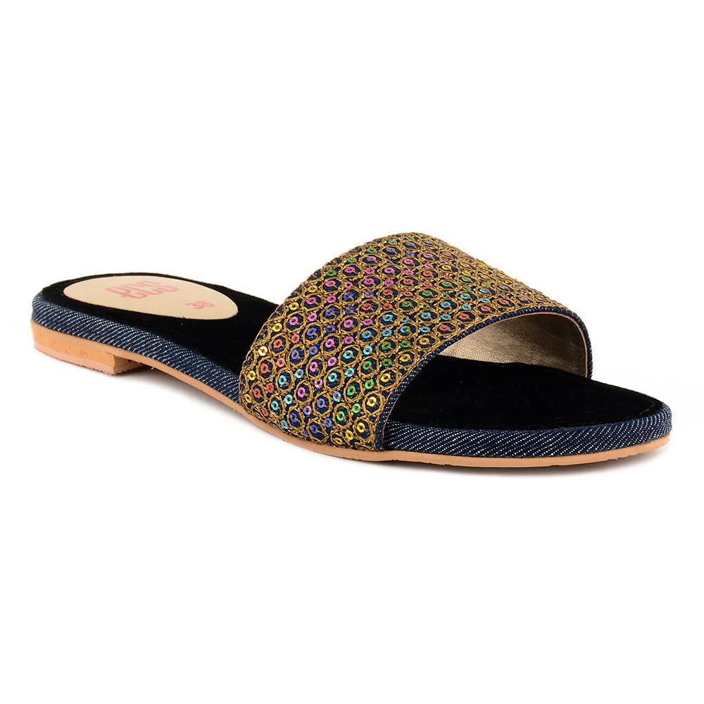 Denim Formal Slippers