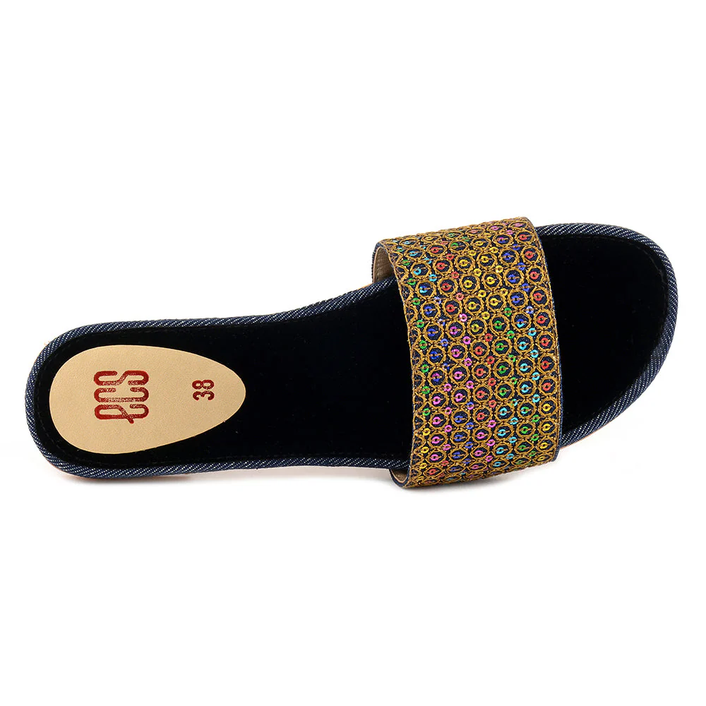 Denim Formal Slippers - Image 3