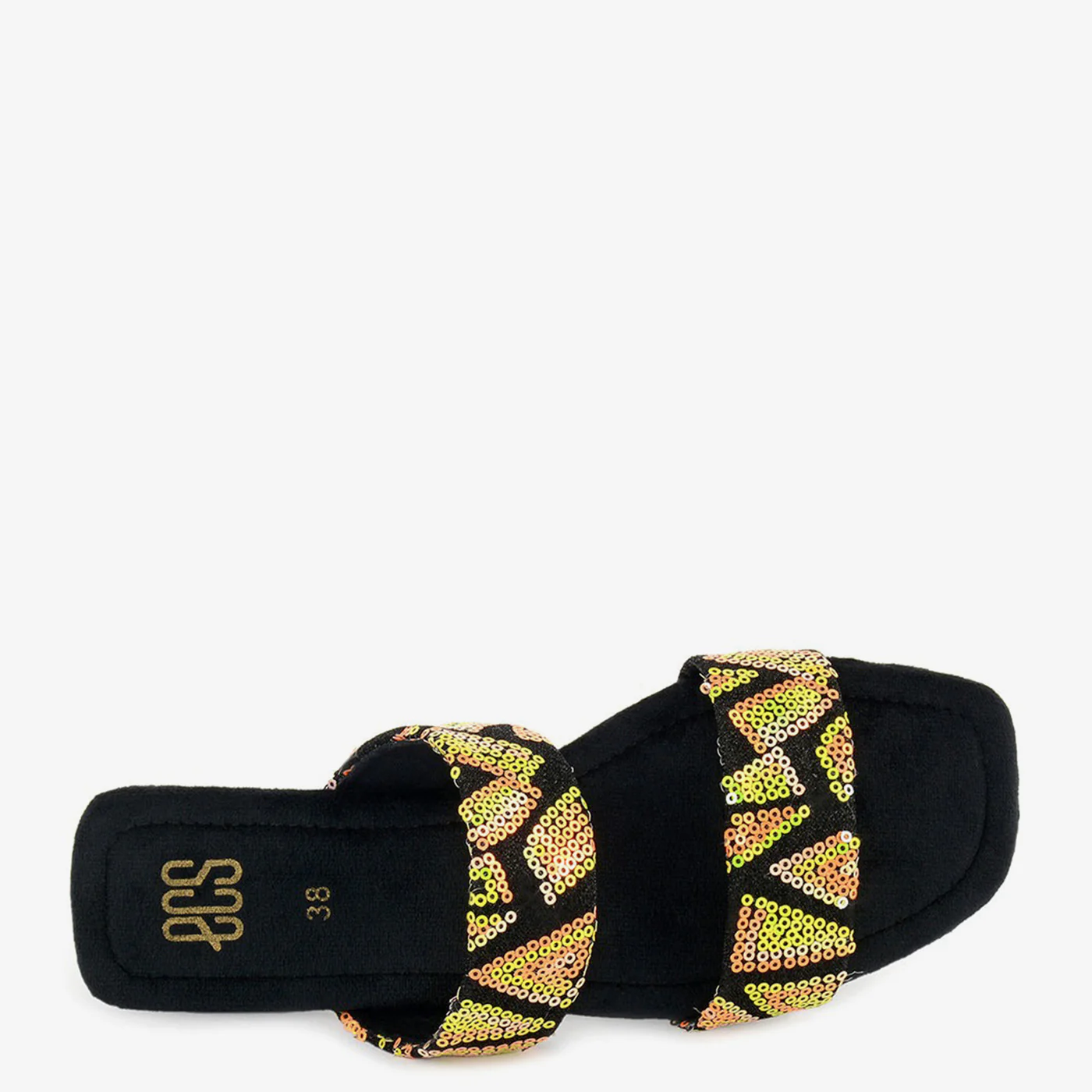 Glittery Square Toe Slippers - Image 3