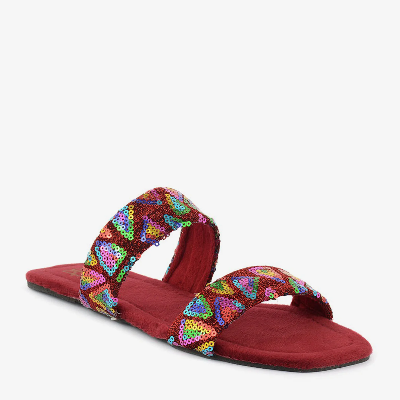 Glittery Square Toe Slippers - Image 5
