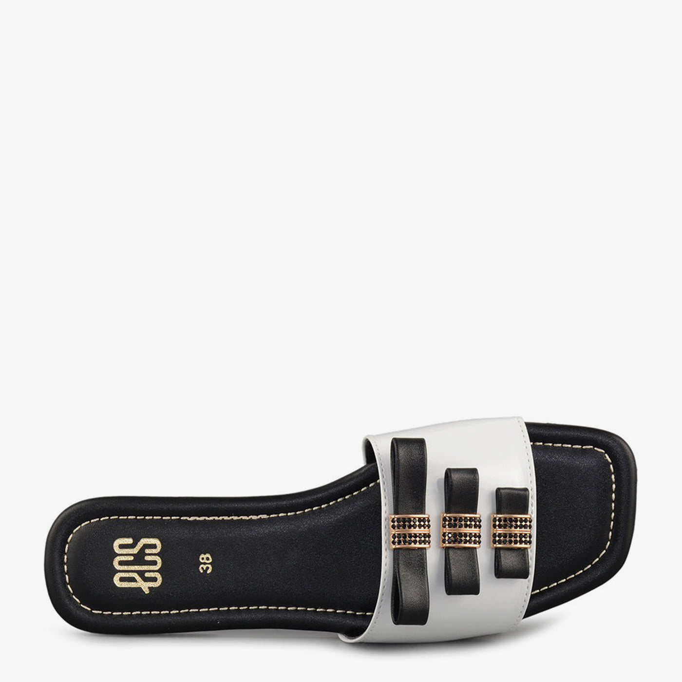 Square-Toe Glossy Slippers - Image 3