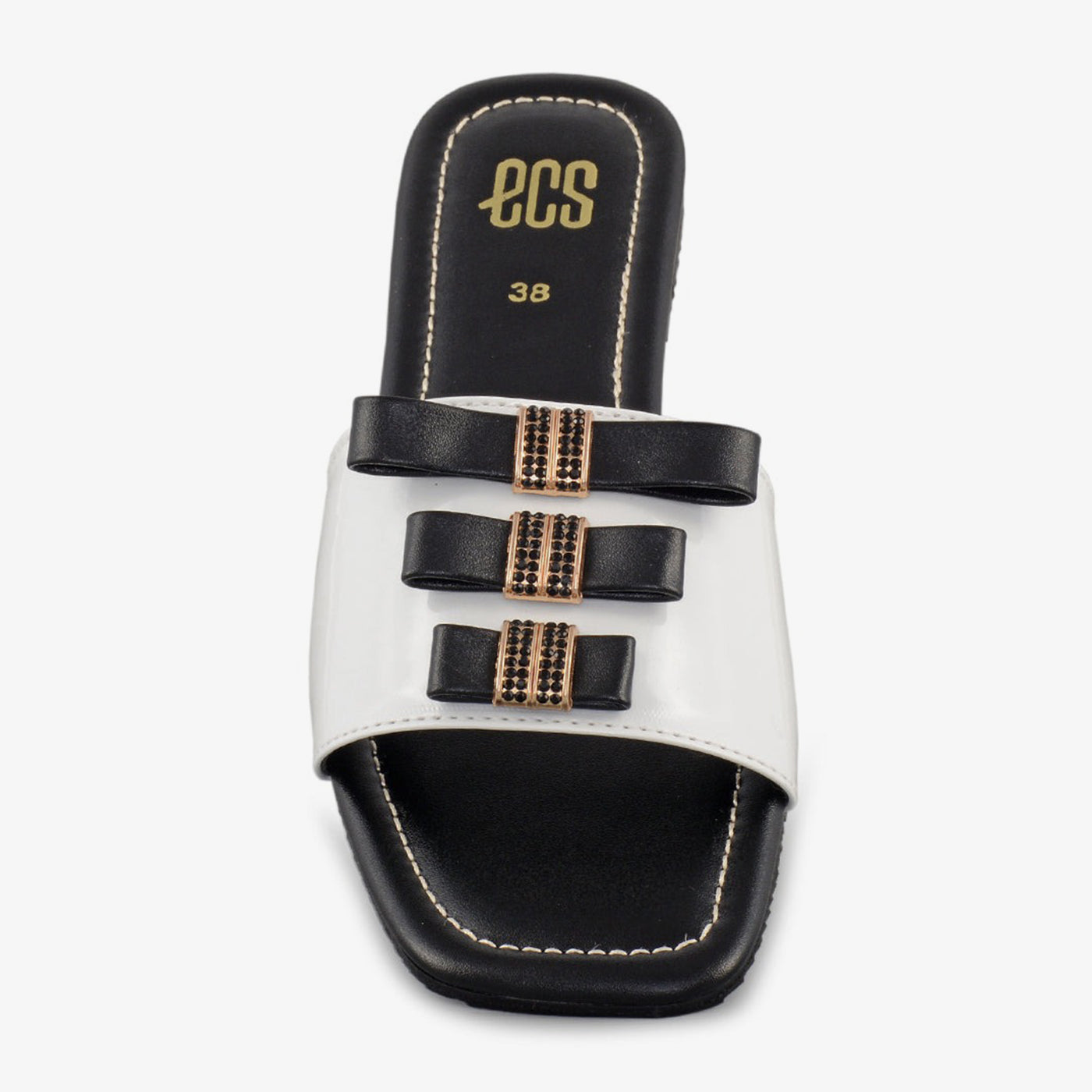 Square-Toe Glossy Slippers - Image 4