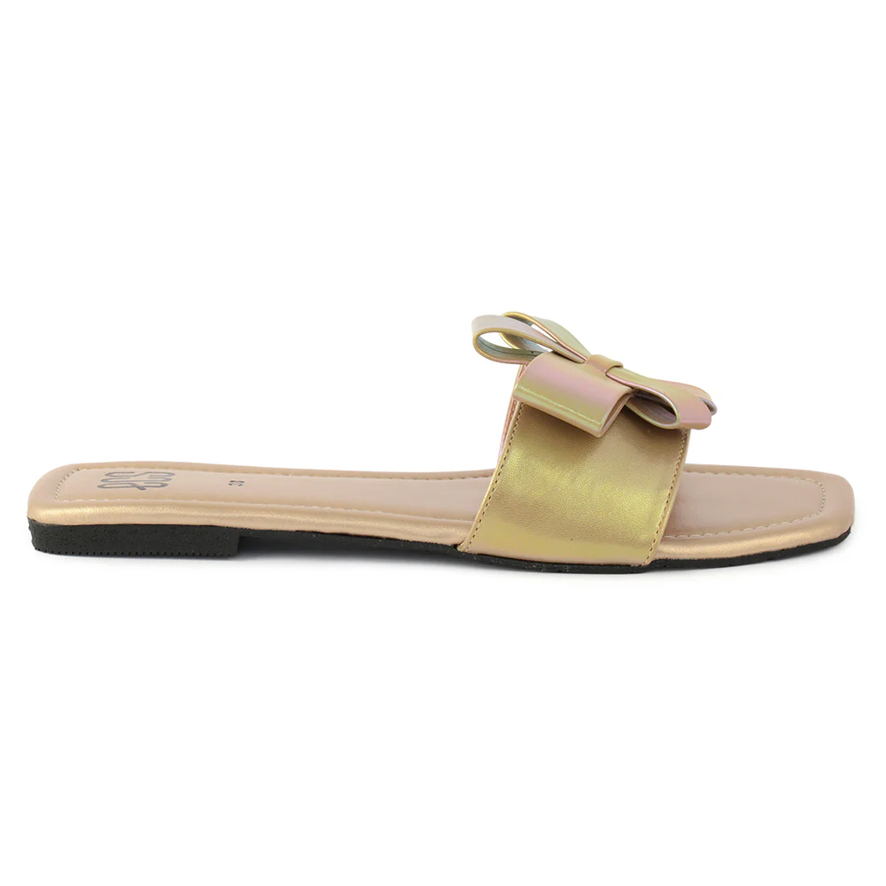 Glossy Bow Slippers - Image 2