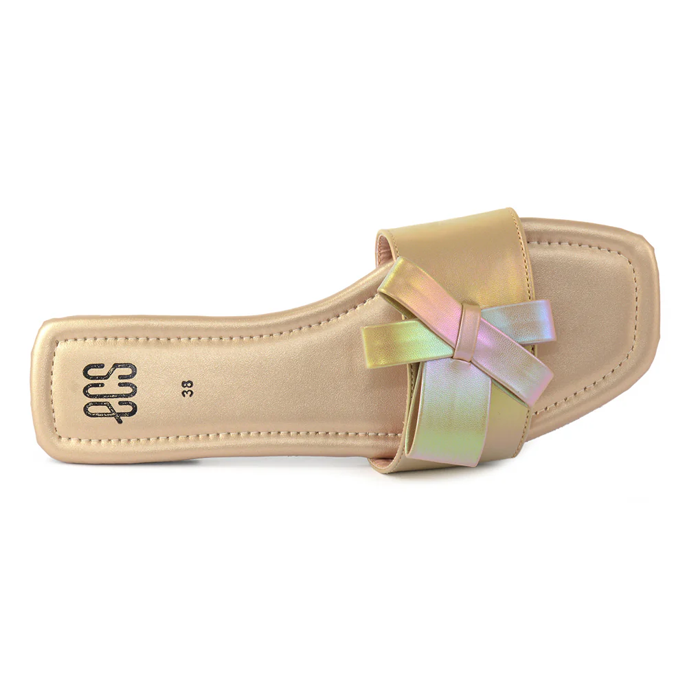 Glossy Bow Slippers - Image 3