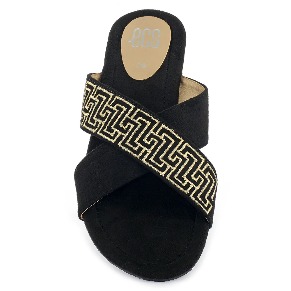 Glittery Round-Toe Slippers - Image 4