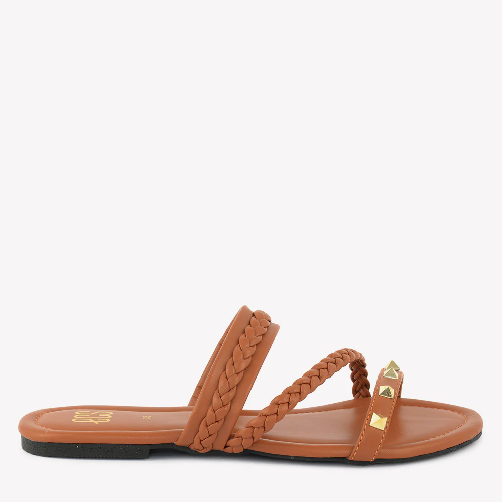 Matte Braided Slippers - Image 2