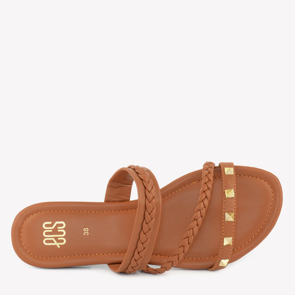 Matte Braided Slippers - Image 3