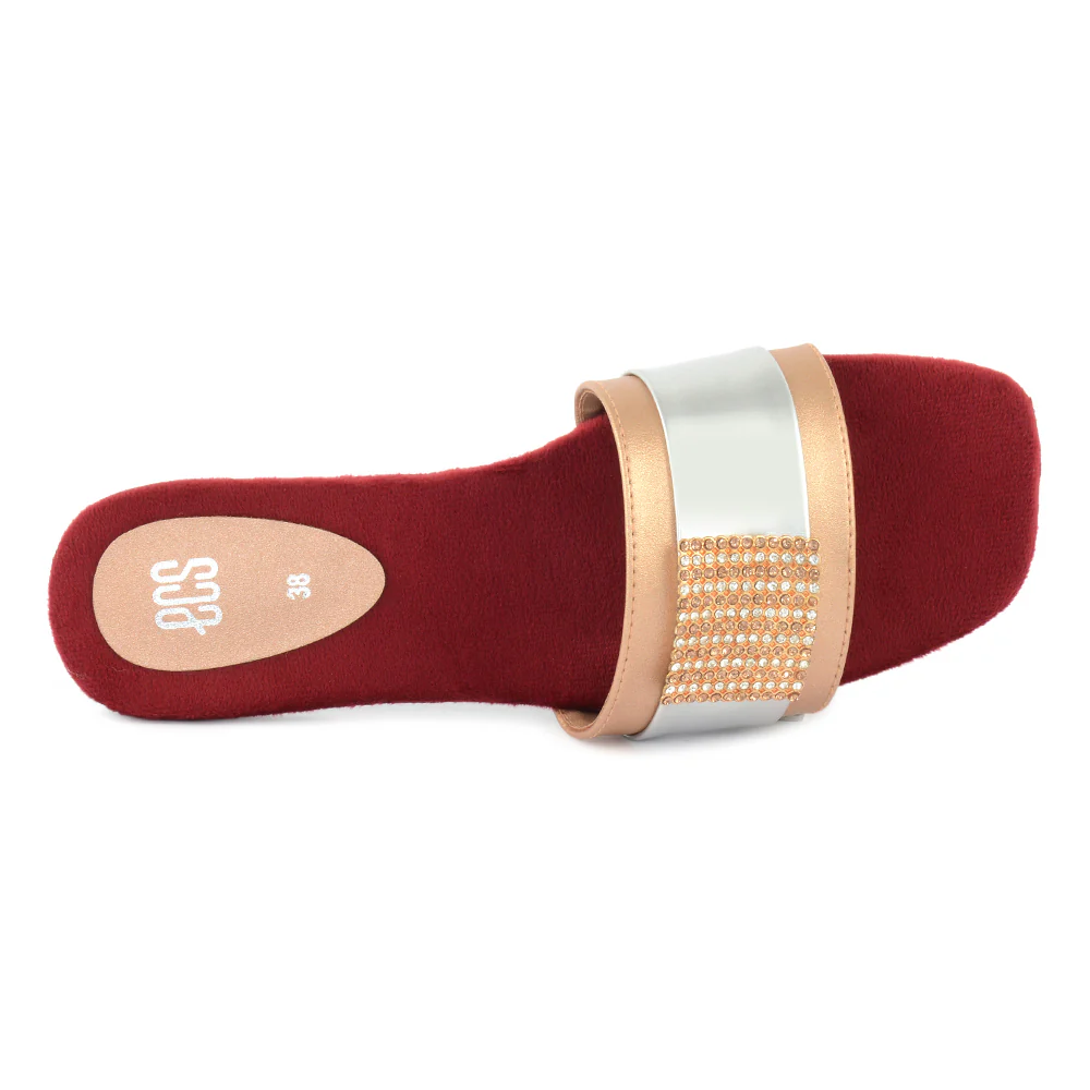 Shiny Buckle Slippers - Image 3