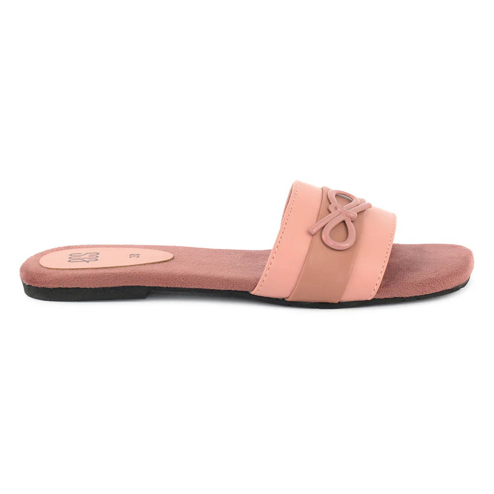 Matte Bow Tie Slippers - Image 2