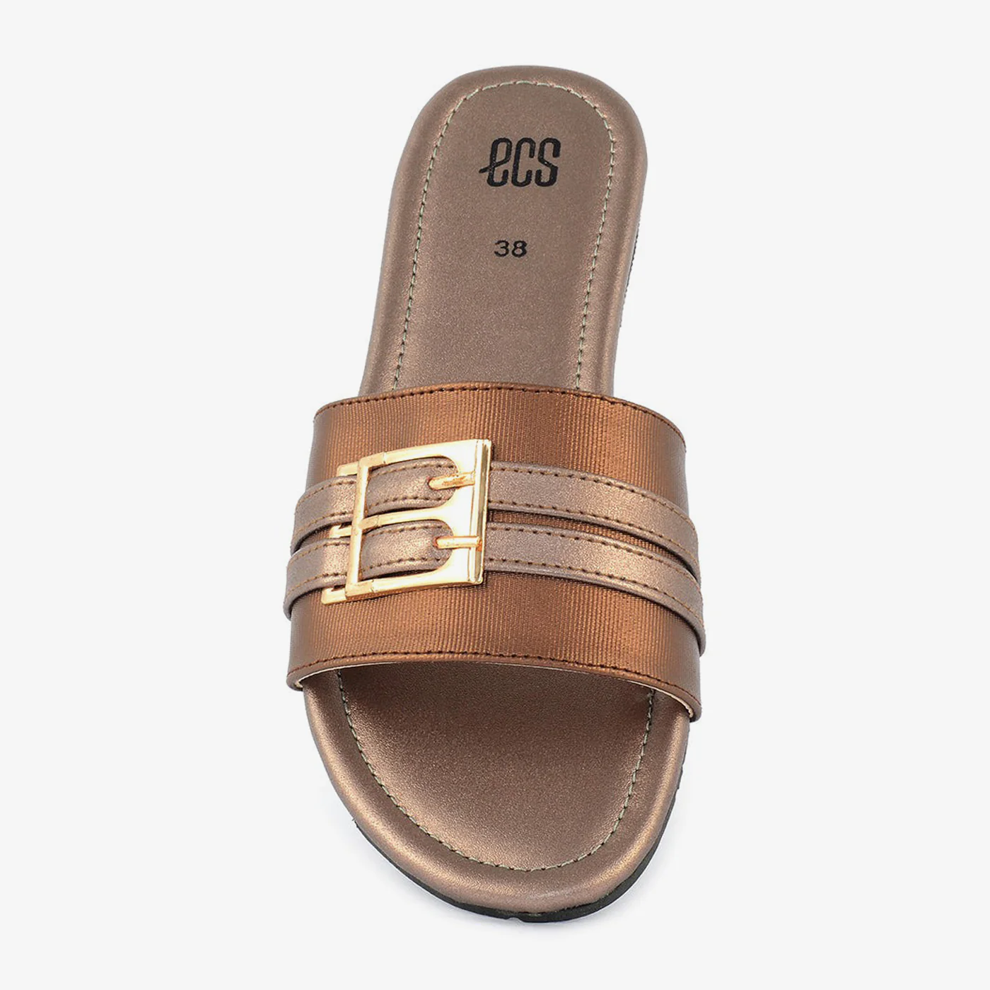 Gloss Buckle Slipper - Image 4