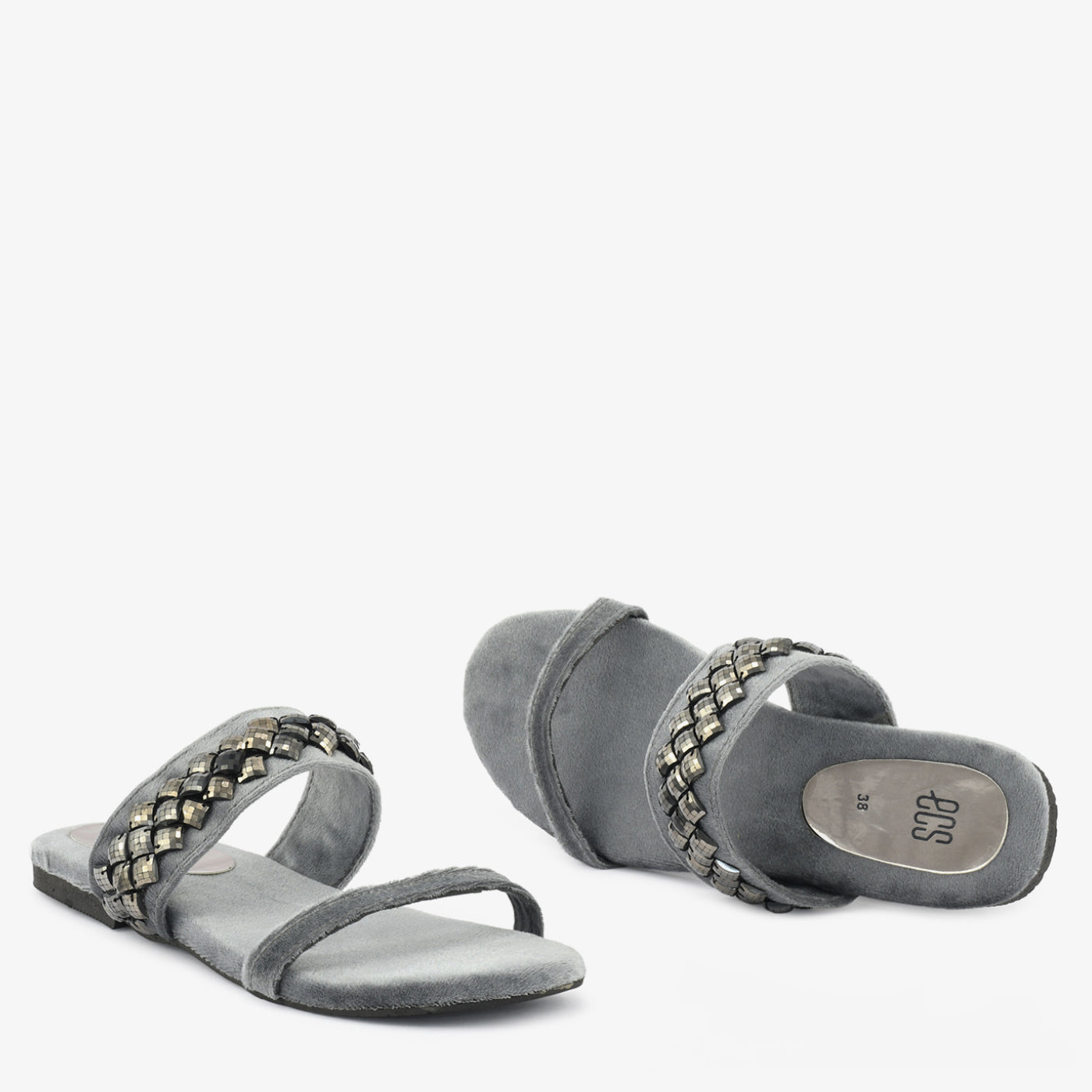 Facet Velvet Slides - Image 2