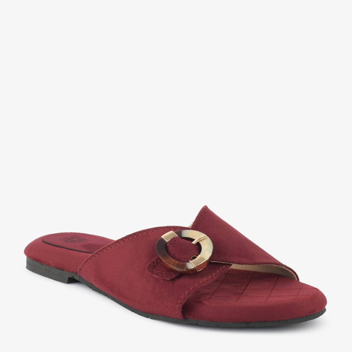 Sculpted Buckle Slides