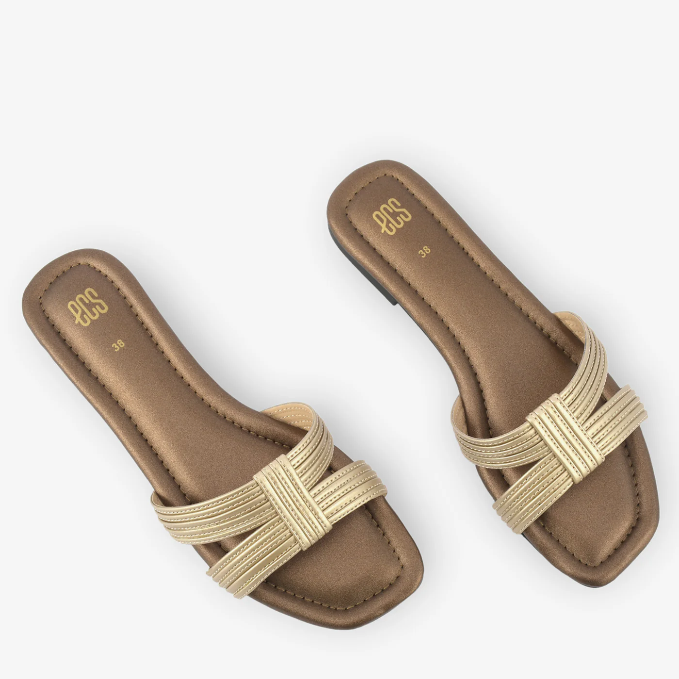 Gilded Weave Slides - Image 2