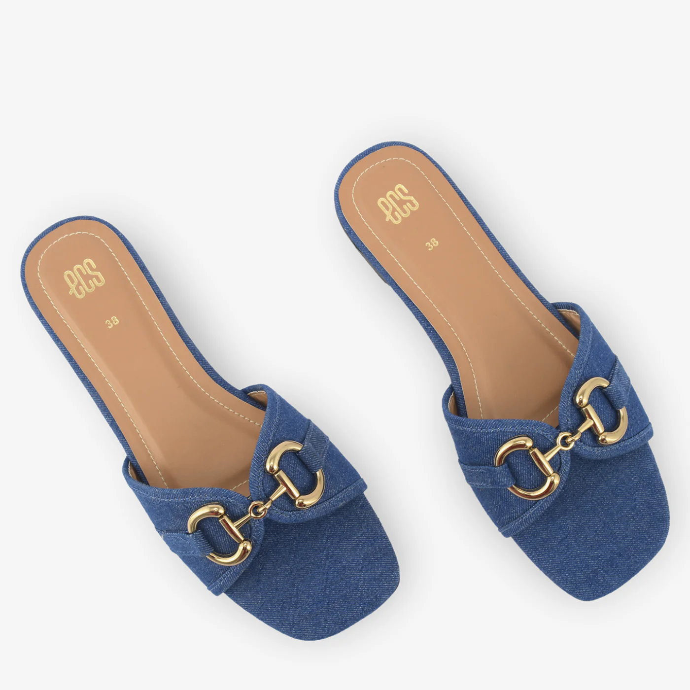 Equestrian Denim Chappal - Image 2
