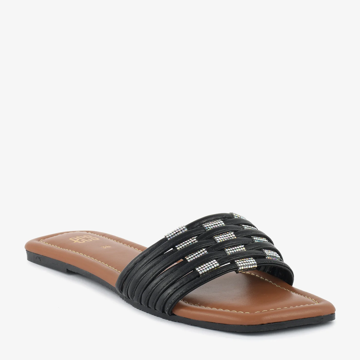 Woven Embellished Slipper