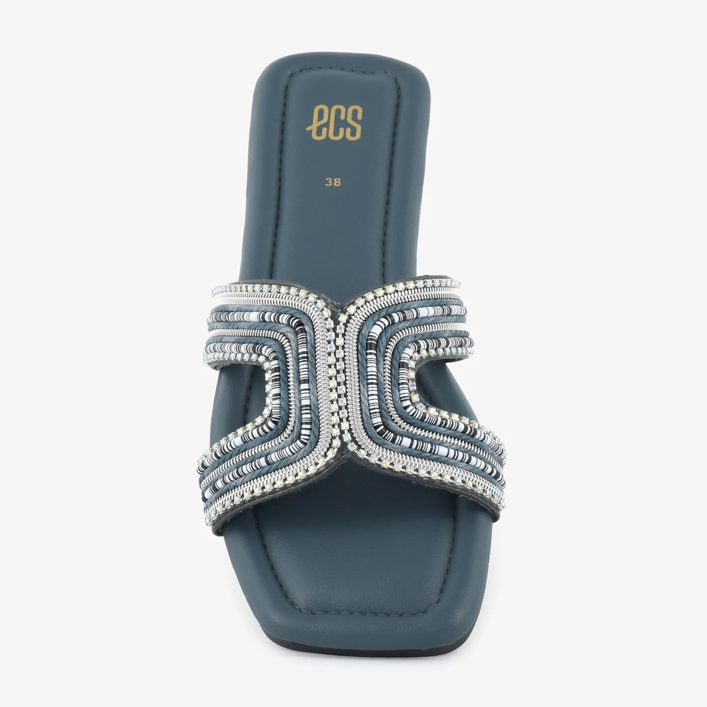 Azure Beadwork Slides - Image 5