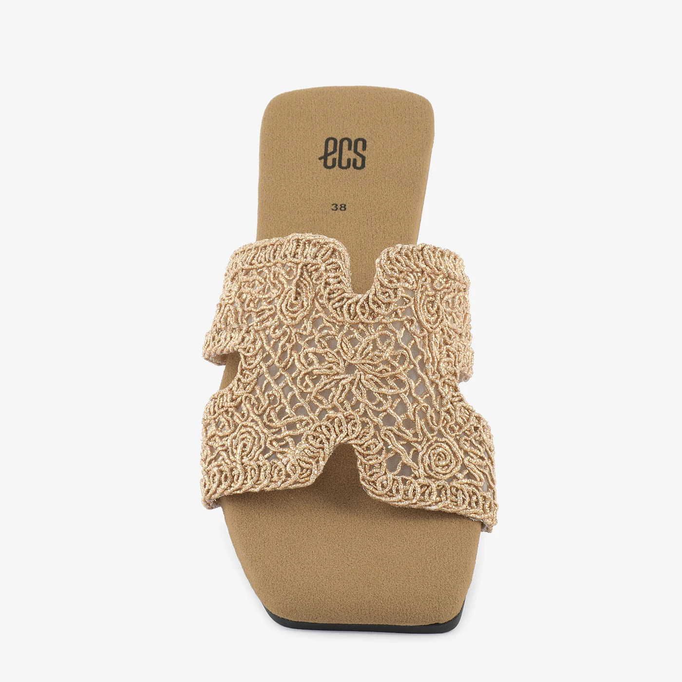 Golden Lattice Slippers - Image 5