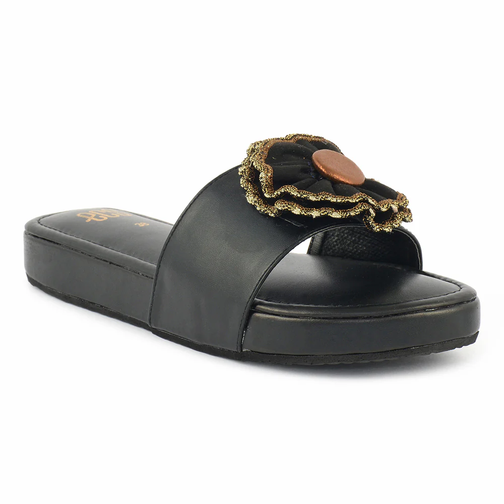 Floral Embellished Slipper