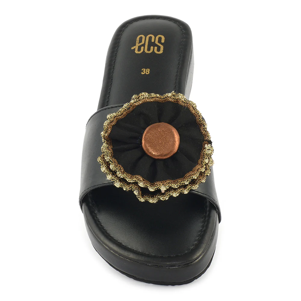 Floral Embellished Slipper - Image 4