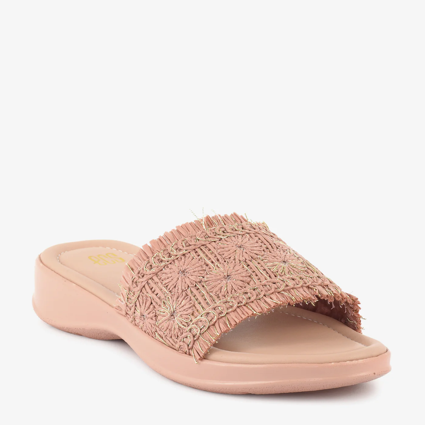 Rose Weave Comfort Slides
