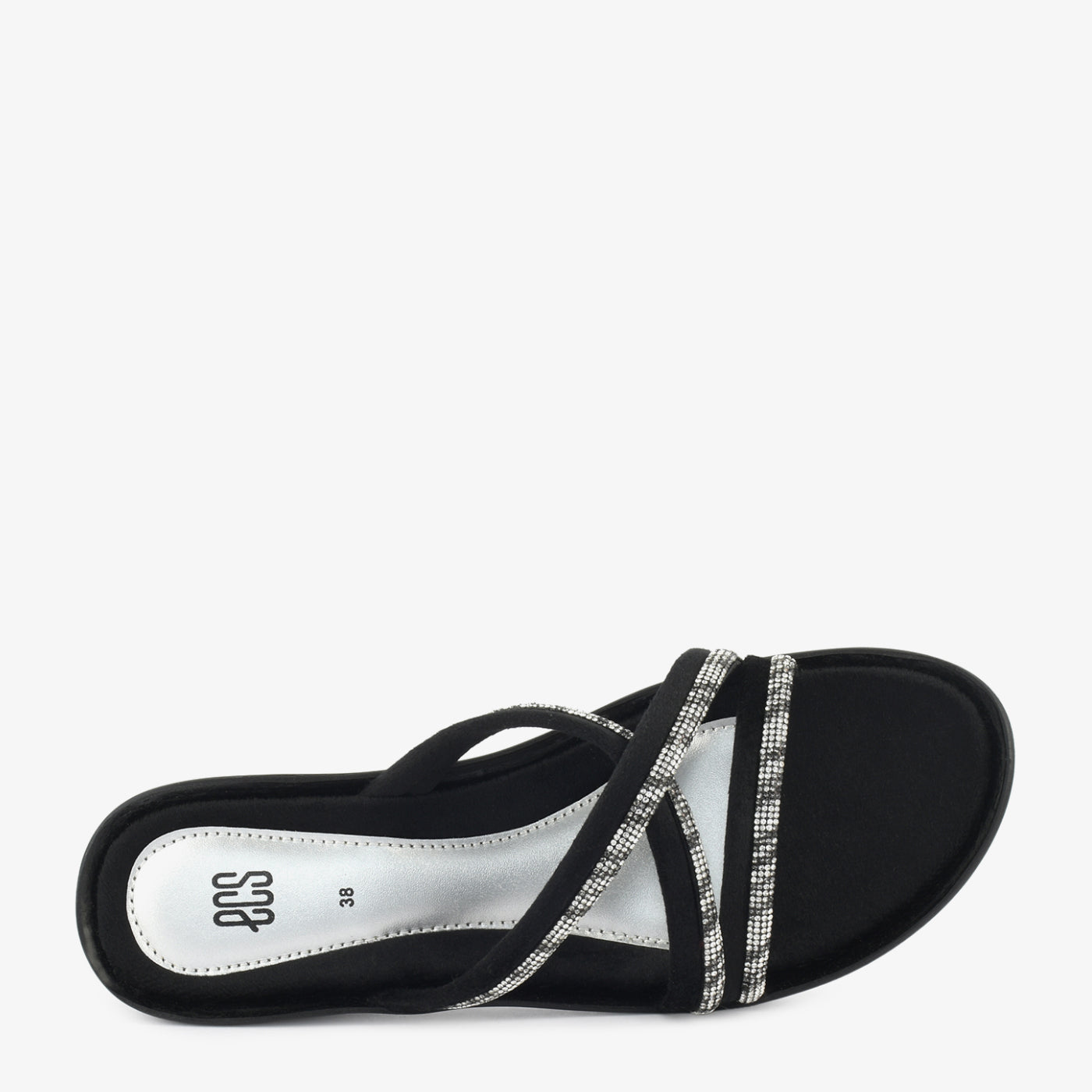 Sparkling Strap Wedge - Image 4