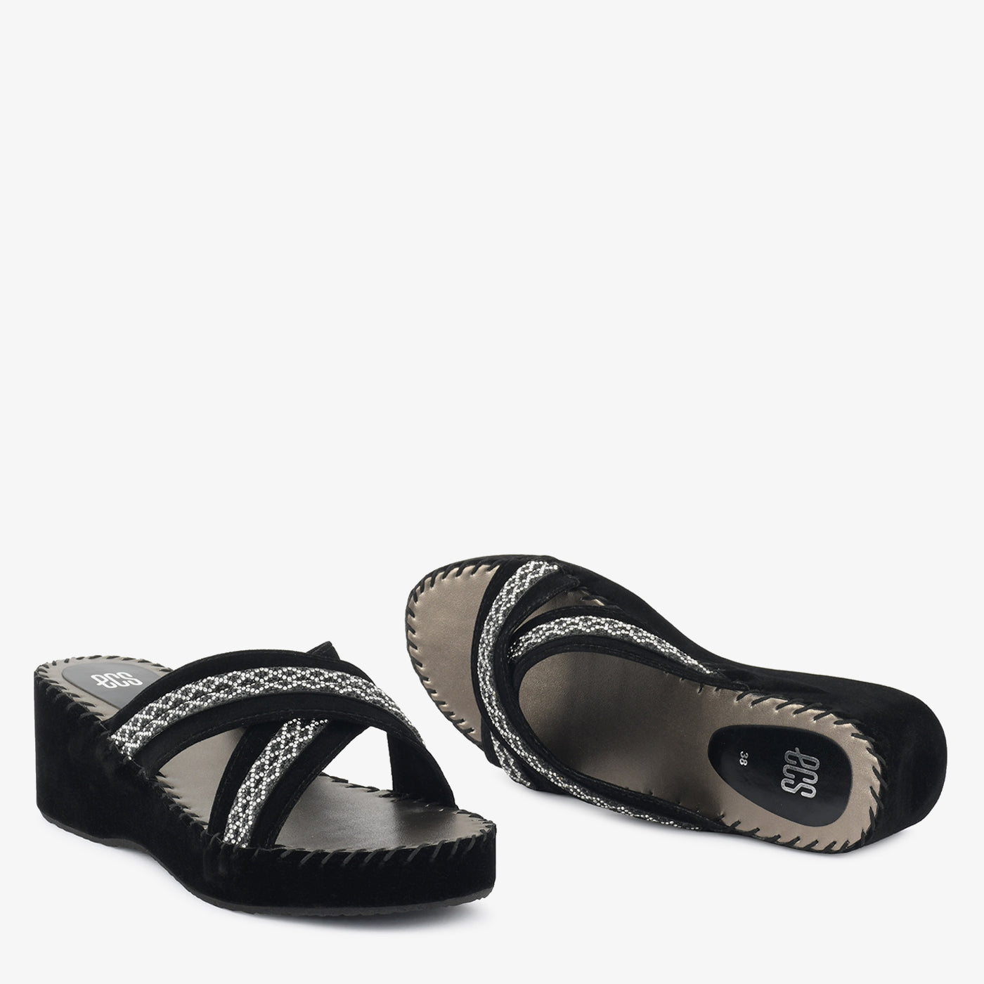 Embellished Wedge Slipper - Image 2